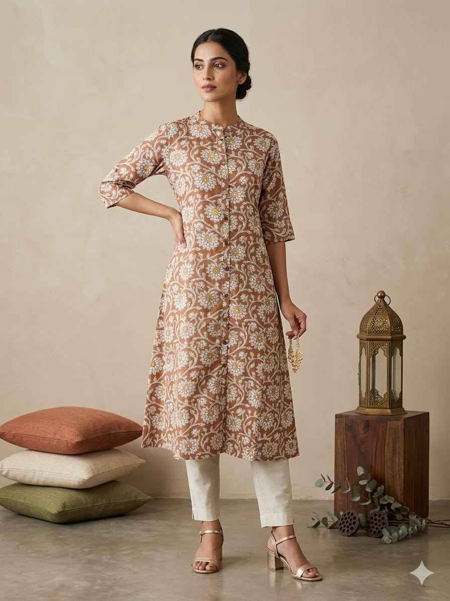 K 909 BY FASHID 01 to 31 Series Designer Collection Beautiful Stylish Fancy Colorful Party Wear & Occasional Wear Cambric Cotton Print Kurtis At Wholesale Price